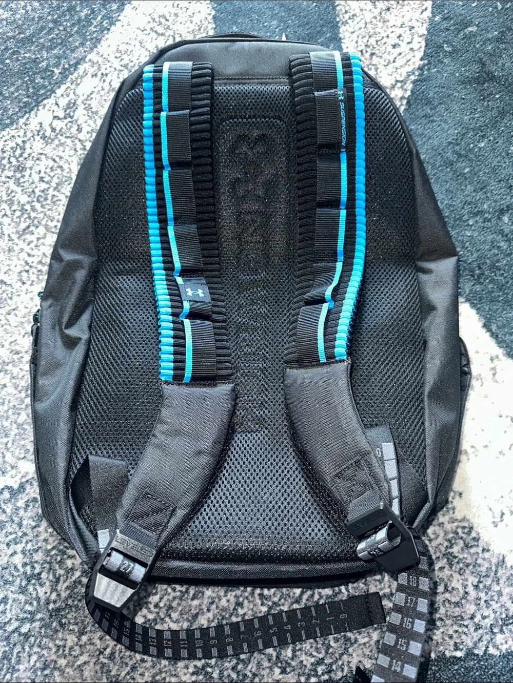 Under Armour Black and Blue Men's Athletic Backpack